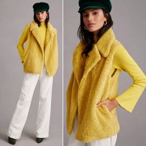 🆕️ Anthropologie Pilcro Faux Fur Shearling Vest
